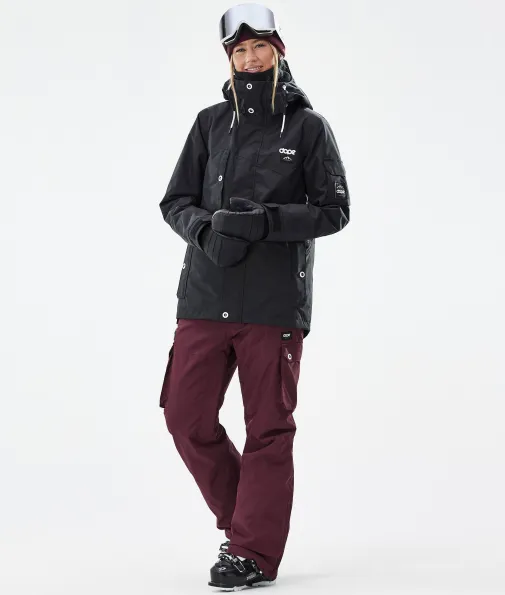 Skihosen<Dope Snow Iconic W Burgundy