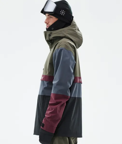 legacy_track_4-1.webp Snowboardjacken<Dope Snow Legacy Track OliveGreen/Burgundy/MetalBlue/Black