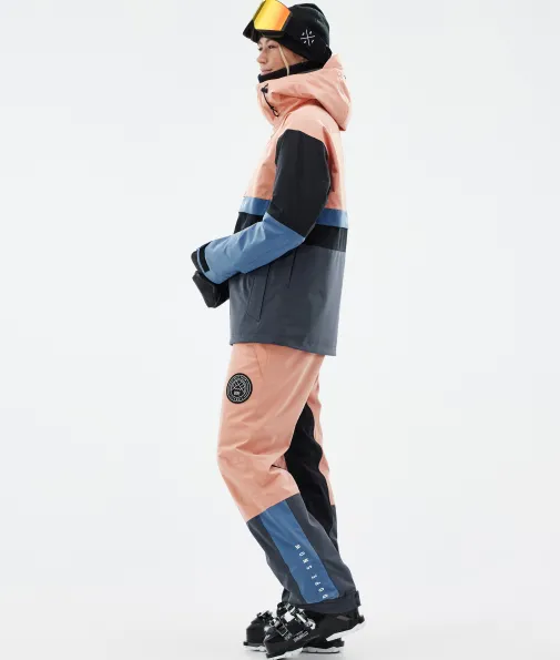legacy_track_w_2-2.webp Skijacken<Dope Snow Legacy Track W FadedPeach/BlueSteel/Black/MetalBlue