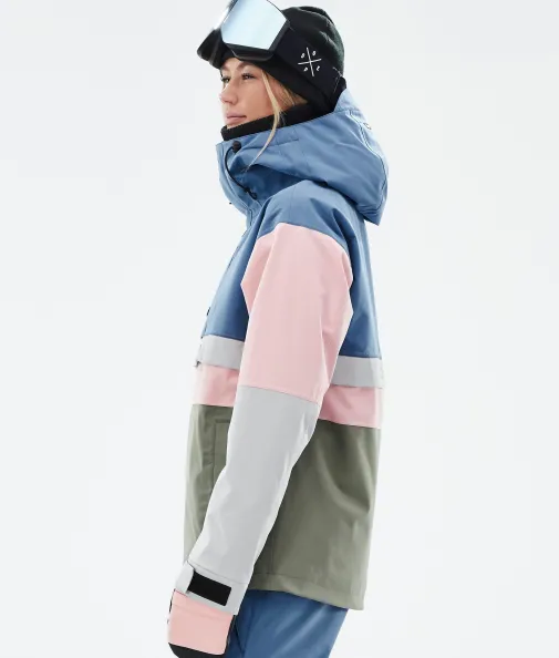 legacy_track_w_4-3.webp Skijacken<Dope Snow Legacy Track W BlueSteel/LightGrey/SoftPink/Greenish