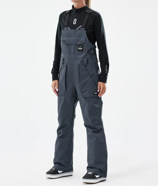 Snowboardhosen<Dope Snow Notorious B.I.B W MetalBlue