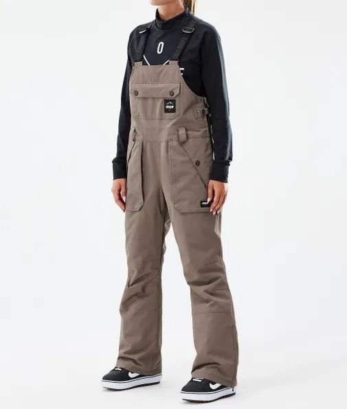 Snowboardhosen<Dope Snow Notorious B.I.B W Walnut
