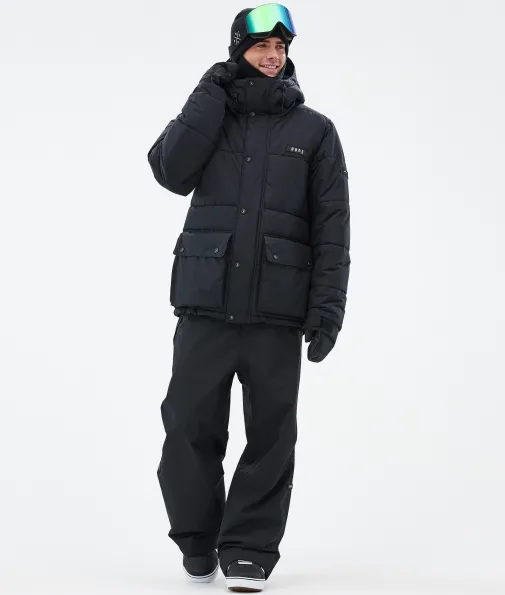 Snowboardjacken<Dope Snow Puffer Full Zip Black