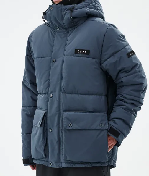 puffer_full_zip_6-2.webp Snowboardjacken<Dope Snow Puffer Full Zip MetalBlue