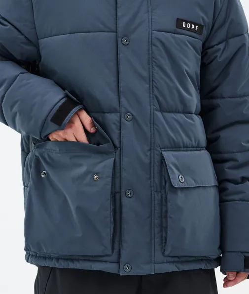puffer_full_zip_7-6.webp Skijacken<Dope Snow Puffer Full Zip MetalBlue