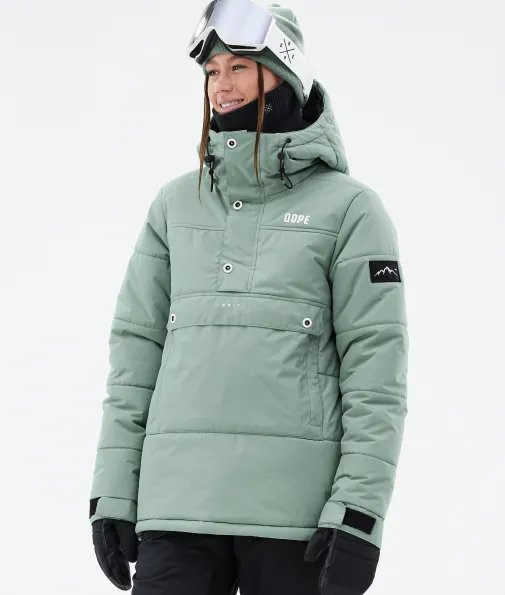 Snowboardjacken<Dope Snow Puffer W FadedGreen