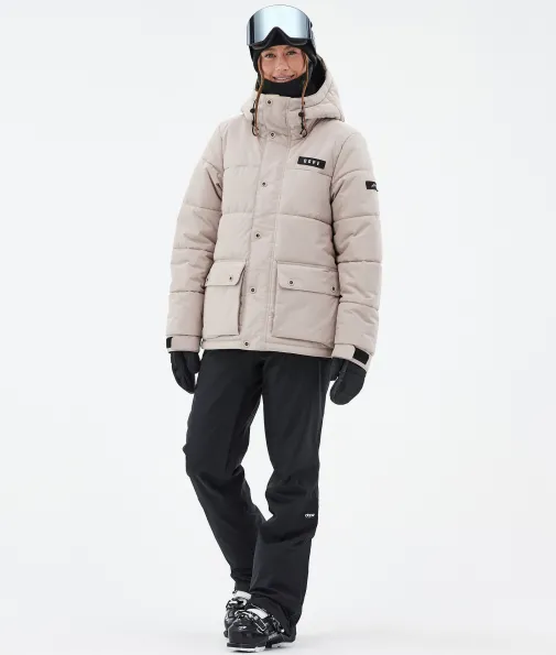 Skijacken<Dope Snow Puffer W Full Zip Sand