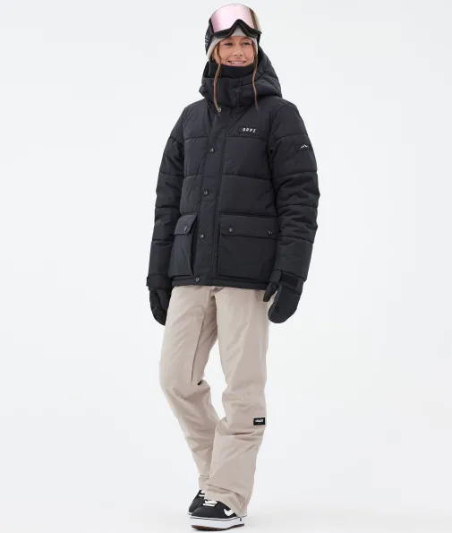 Snowboardjacken<Dope Snow Puffer W Full Zip Black