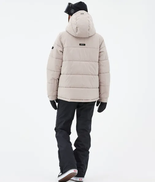 puffer_w_full_zip_3-1.webp Snowboardjacken<Dope Snow Puffer W Full Zip Sand