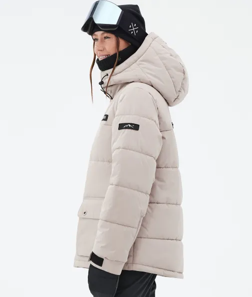 puffer_w_full_zip_4-1.webp Snowboardjacken<Dope Snow Puffer W Full Zip Sand