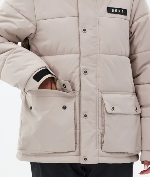 puffer_w_full_zip_7-4.webp Skijacken<Dope Snow Puffer W Full Zip Sand