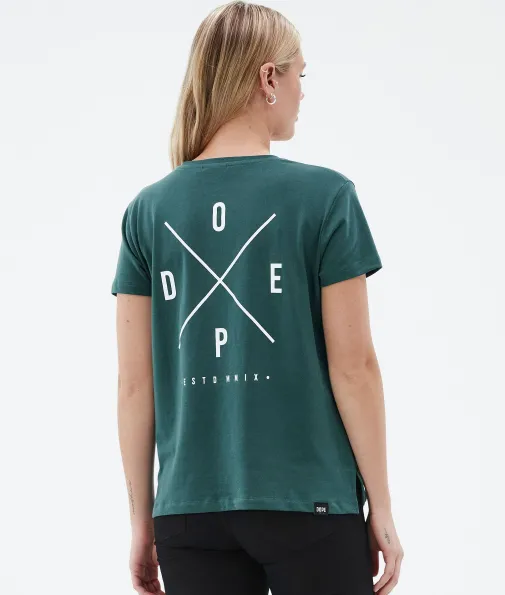standard_w_1-3.webp T-Shirts<Dope Snow Standard W BottleGreen2X-Up