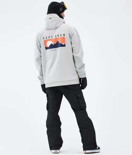 yeti_2-11.webp Snowboardjacken<Dope Snow Yeti LightGreySilhouette