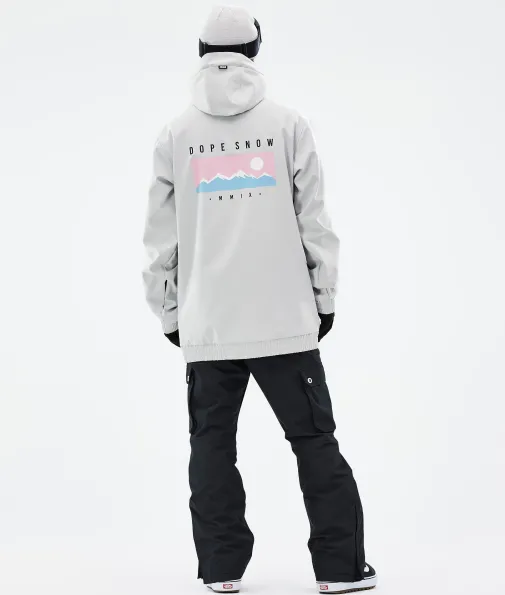yeti__3-1.webp Snowboardjacken<Dope Snow Yeti 2022 LightGreyRange