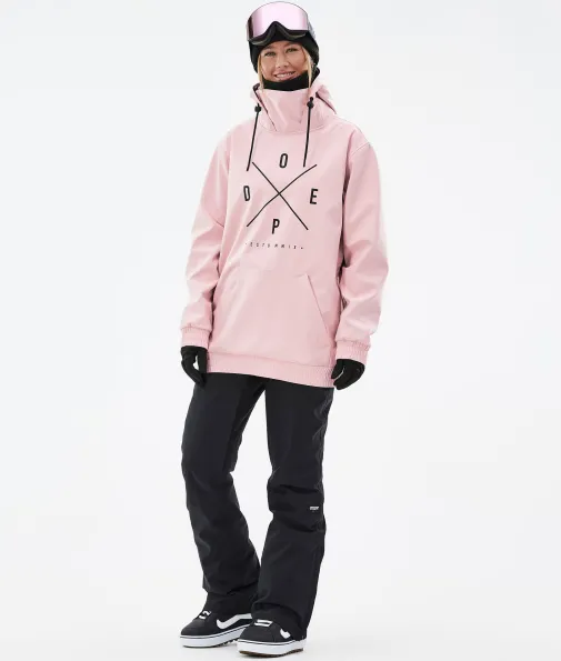Snowboardjacken<Dope Snow Yeti W SoftPink2X-Up
