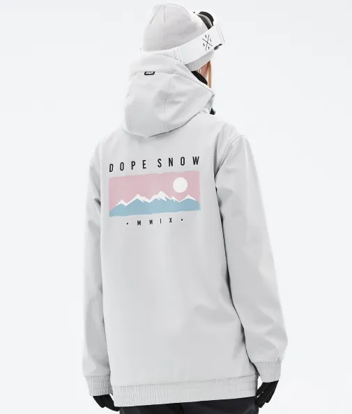 Snowboardjacken<Dope Snow Yeti W 2022 LightGreyRange