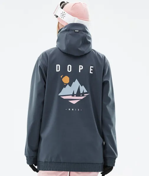 Snowboardjacken<Dope Snow Yeti W 2022 MetalBluePine