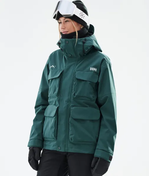 Snowboardjacken<Dope Snow Zenith W BottleGreen