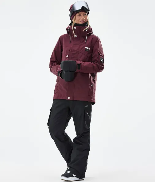Snowboardjacken<Dope Snow Adept W Burgundy