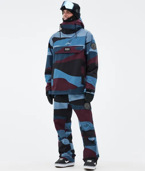 blizzard_1-70.webp Snowboardhosen<Dope Snow Blizzard ShardsBurgundyBlue
