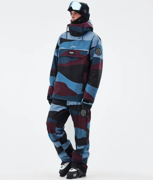 Skihosen<Dope Snow Blizzard ShardsBurgundyBlue