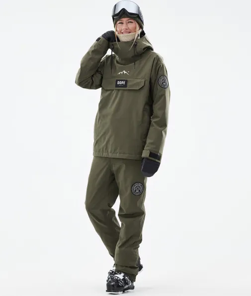 Skihosen<Dope Snow Blizzard W OliveGreen