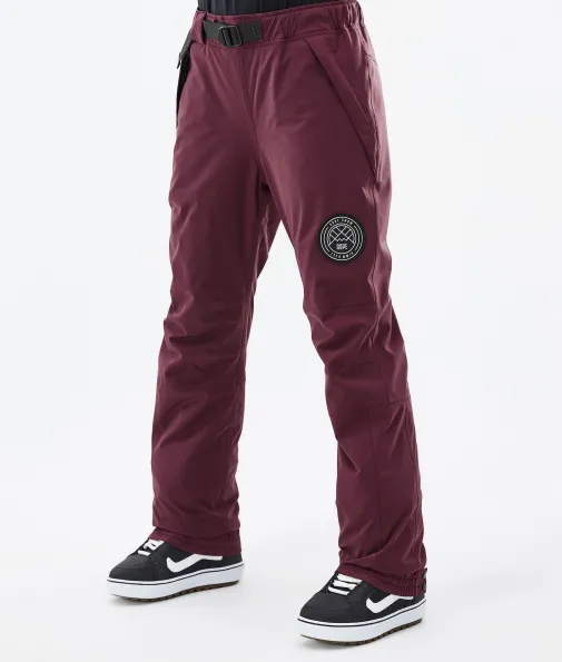 Snowboardhosen<Dope Snow Blizzard W 2022 Burgundy