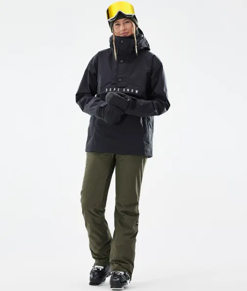 Skihosen<Dope Snow Con W OliveGreen