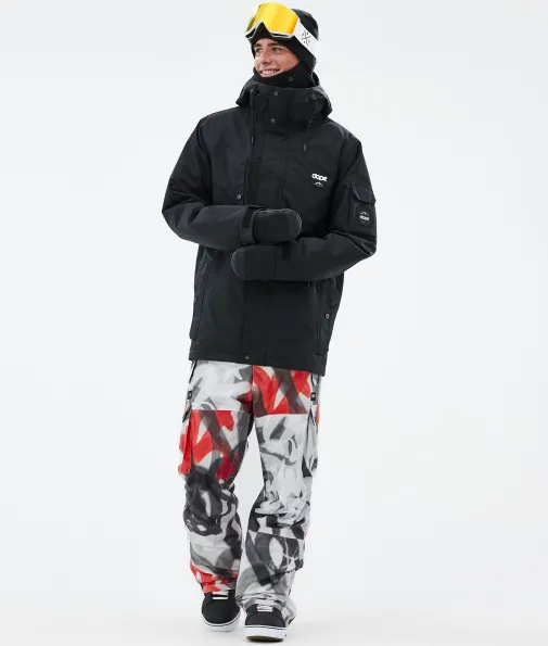 Snowboardhosen<Dope Snow Iconic SprayBlackRed