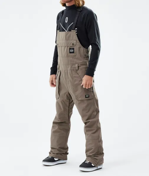 Snowboardhosen<Dope Snow Notorious B.I.B Walnut