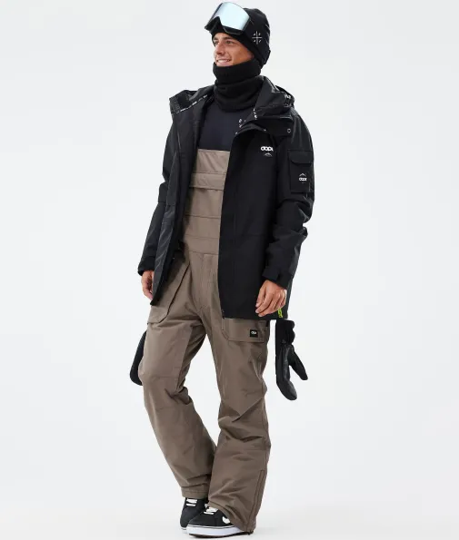 Snowboardhosen<Dope Snow Notorious B.I.B Walnut
