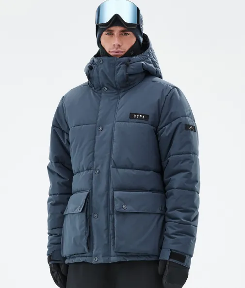 Skijacken<Dope Snow Puffer Full Zip MetalBlue
