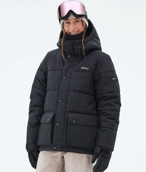 Snowboardjacken<Dope Snow Puffer W Full Zip Black