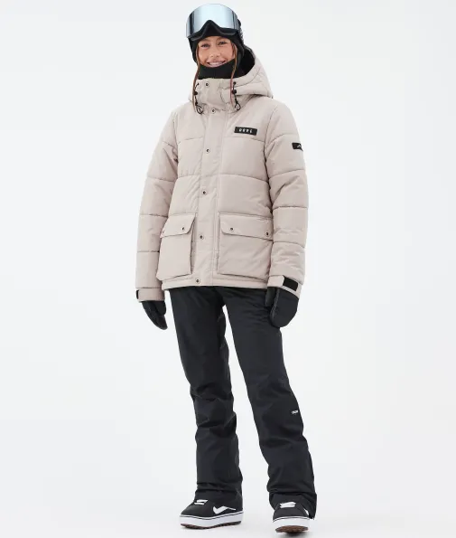 Snowboardjacken<Dope Snow Puffer W Full Zip Sand