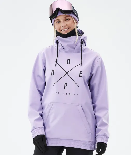 Snowboardjacken<Dope Snow Yeti W FadedViolet2X-Up